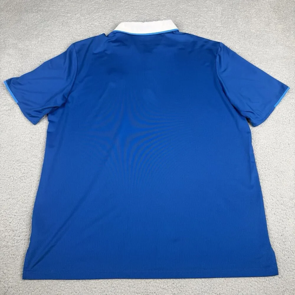 Harbour Town Golf Links Polo Shirt Mens XL Blue Adidas Climacool Performance‎